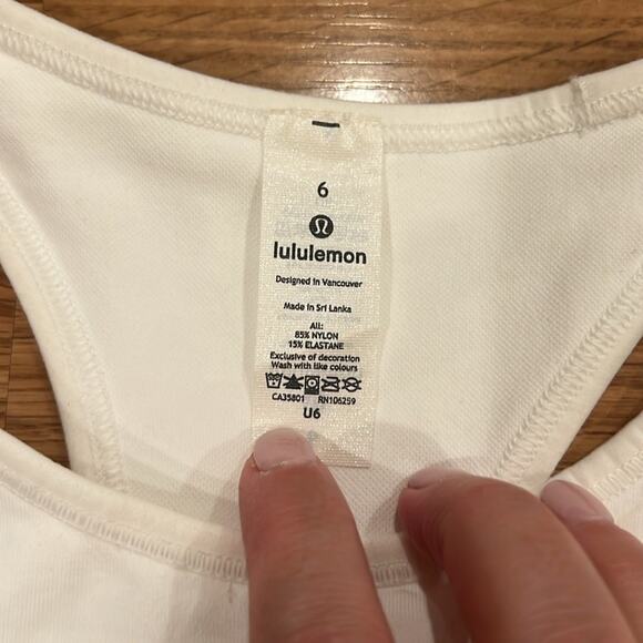 Lululemon Ebb to Train Bra In White - Picture 3 of 8